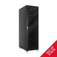 RACK10 KΑΜΠΙΝΑ ΜΕ ΓΥΑΛΙΝΗ ΠΟΡΤΑ 19'' 42U (600X800X2060) EΠΙΛΟΓΗ ACCESSORIES!